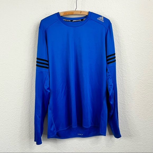 Adidas Long Sleeve Responsive 3 Stripe Training Shirt - Picture 2 of 10